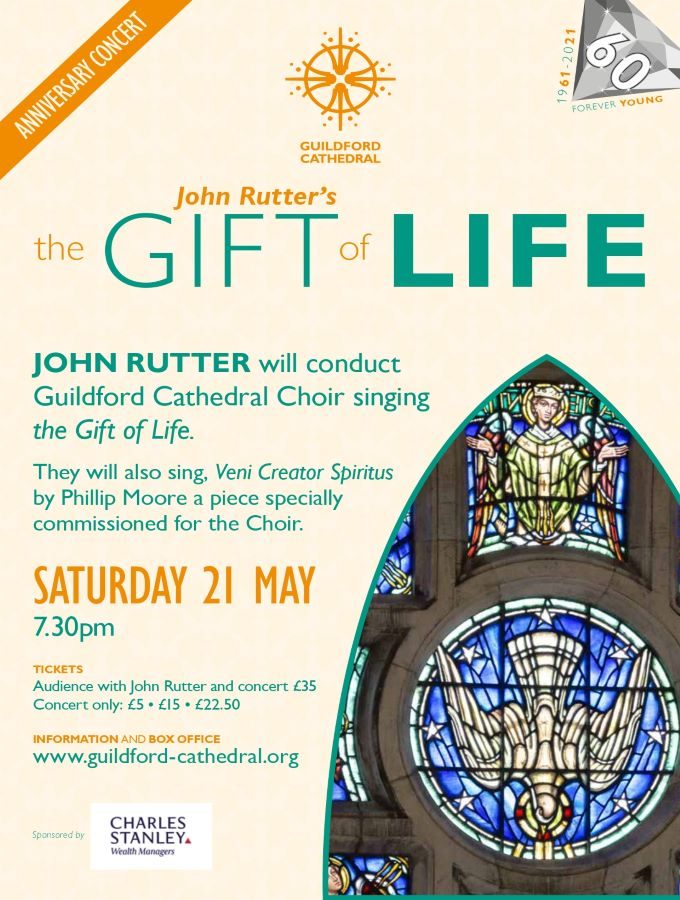Guildford John Rutter Concert The Association of English Cathedrals