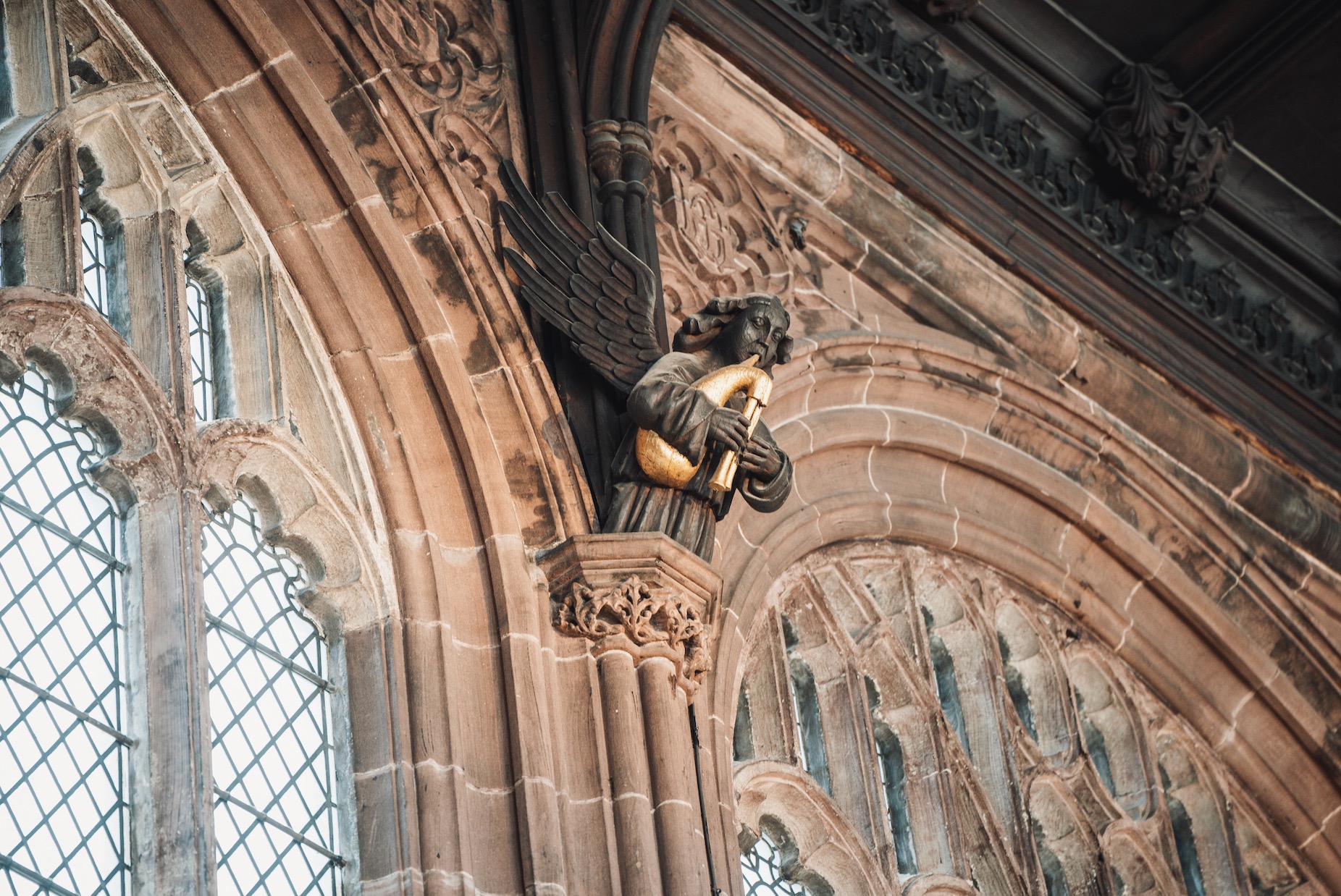 Manchester Cathedral Ceiling - Always Look Up