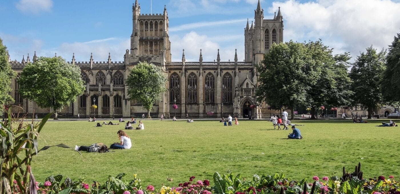 First Beer & Carols on College Green at Bristol Cathedral