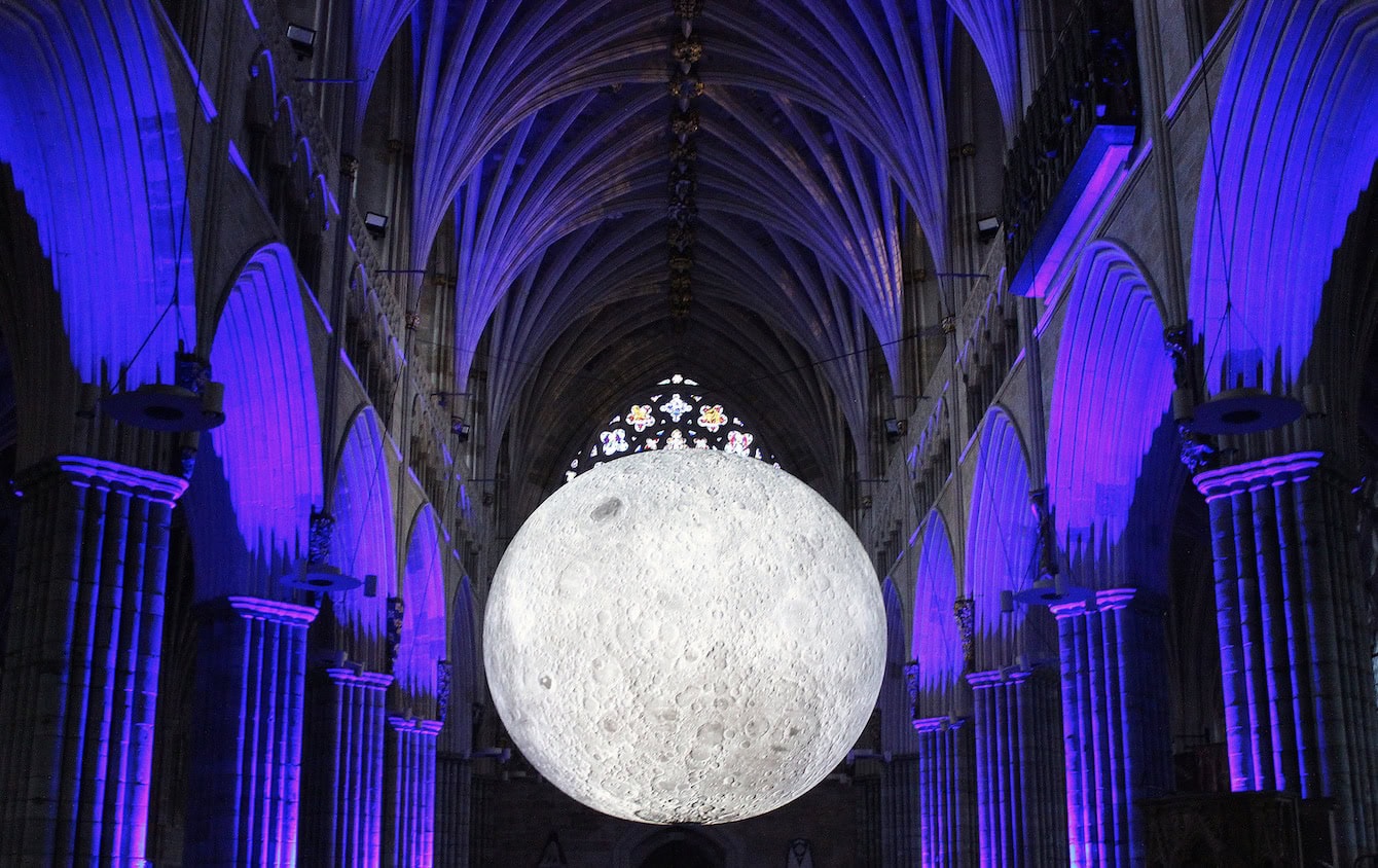 Museum of the Moon - Exeter Cathedral February 2025