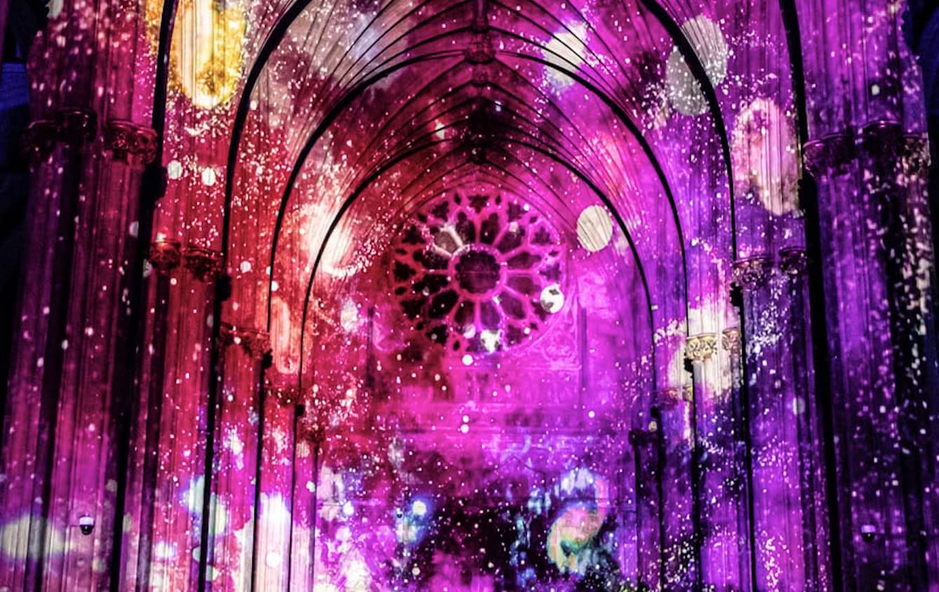 Space, Luxmuralis at Portsmouth Cathedral 25th - 29th March