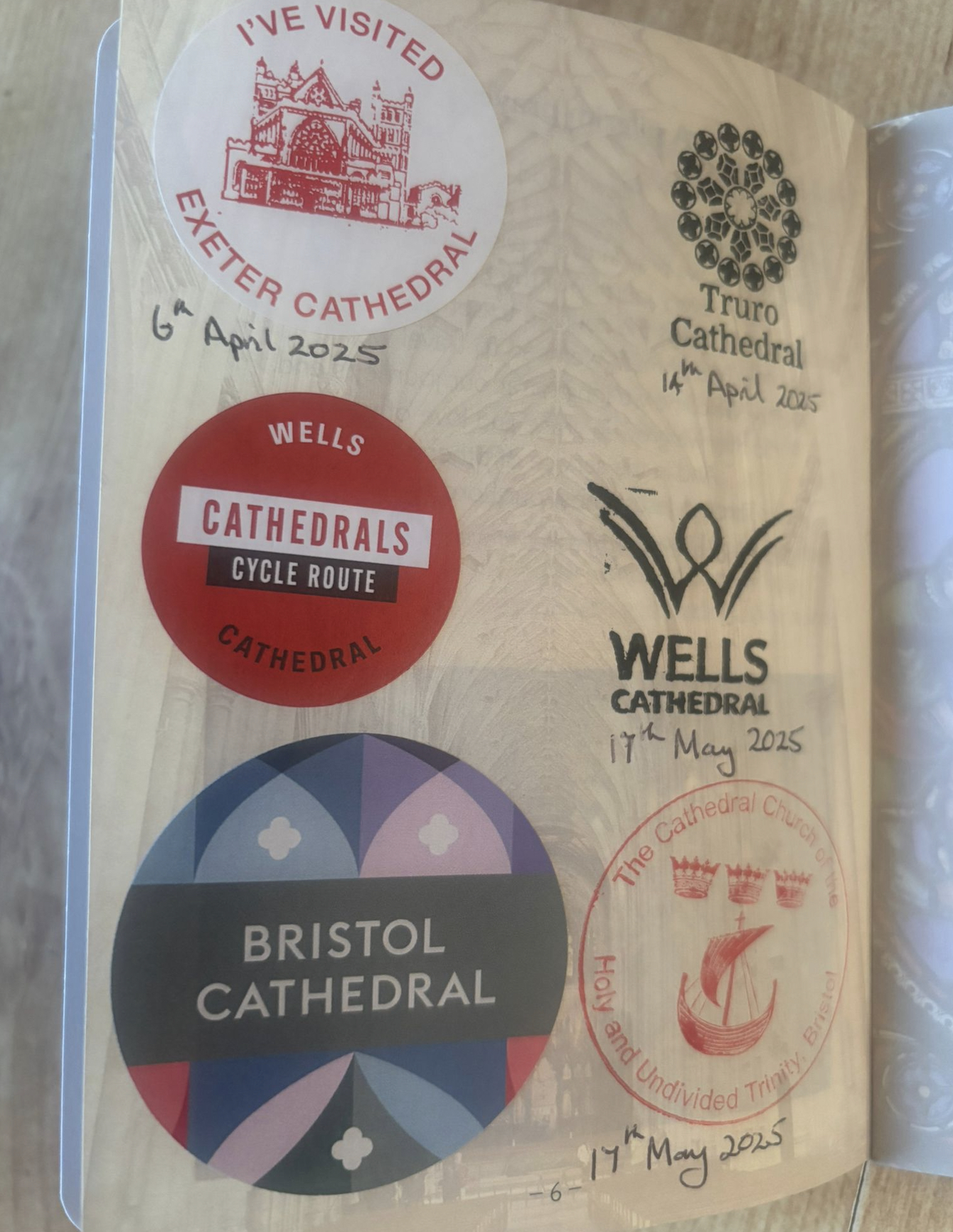 Cathedral Cycle Relay - They're Off - Pilgrim Passport