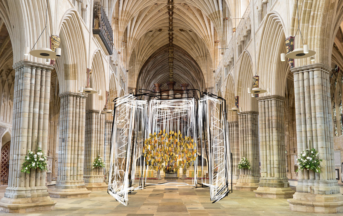 From the Vow Made is a sculptural installation created in collaboration with award-winning artists, Neil Musson and Jono Retallick and the local community