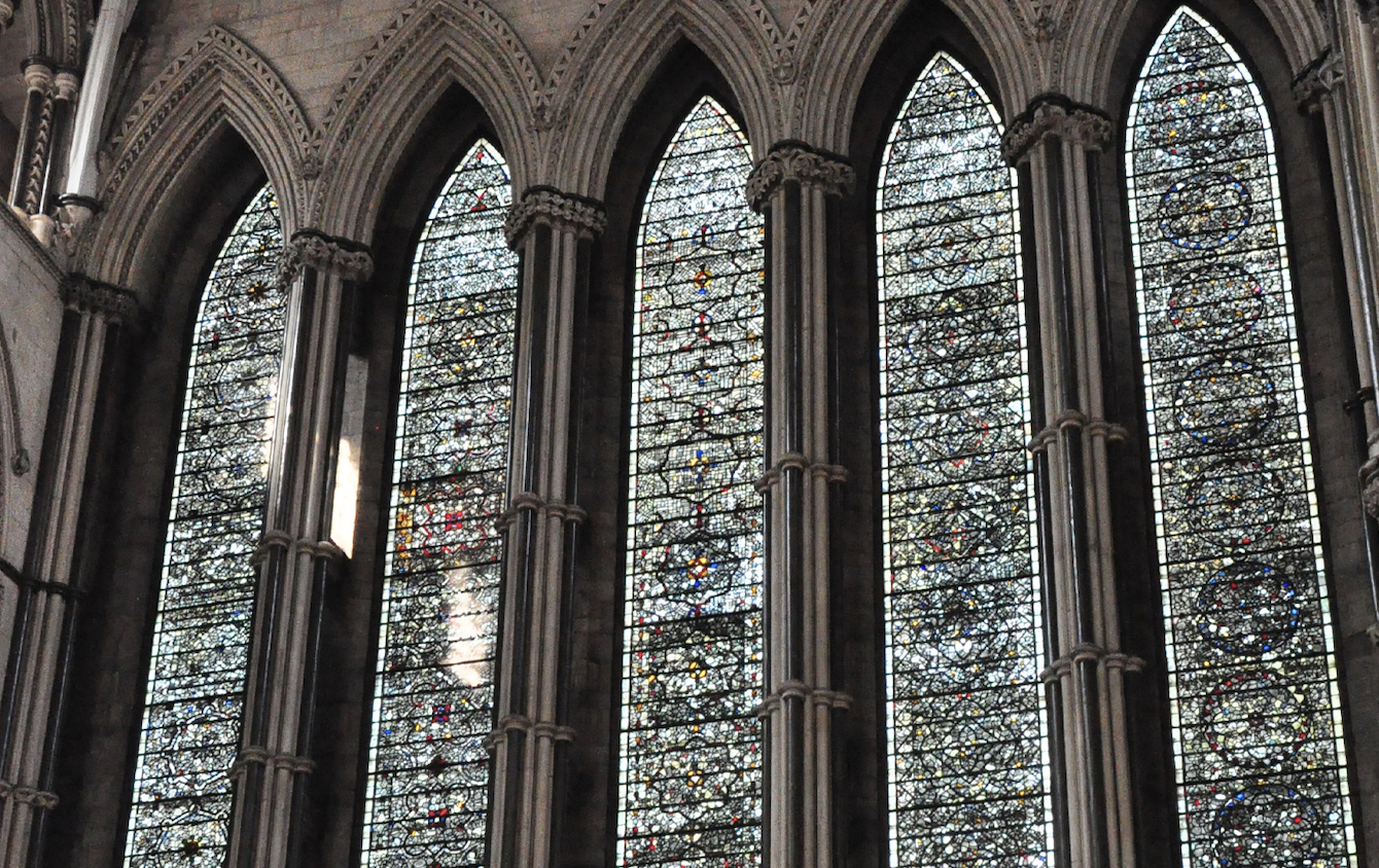 York Minster and the Five Sisters Window - a unique national memorial to women who died in WW1.