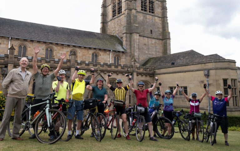 The 2000-mile Cathedrals Cycle Relay 2025 reaches its end at Bradford Cathedral