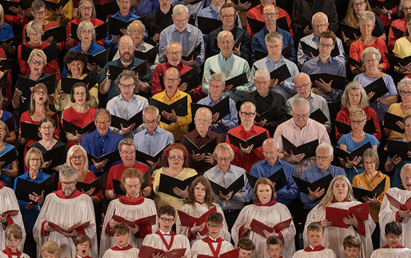 The Three Choirs Festival takes place in Hereford Cathedral