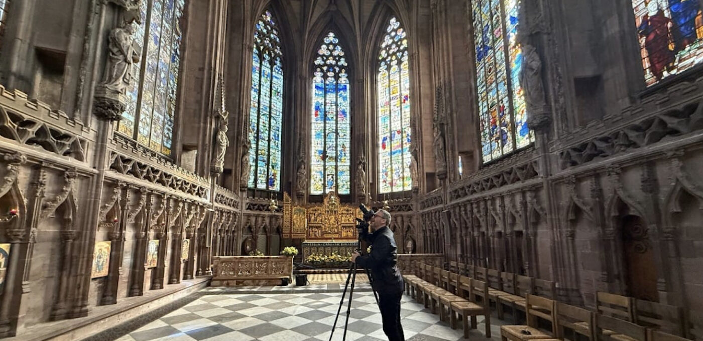 Divine Light, Janet Gough – the stained glass of England’s Cathedrals book launch
