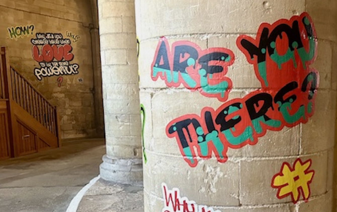 Hear Us - Canterbury Cathedral - Graffiti Exhibition