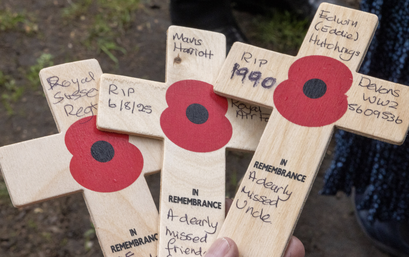 Field of Remembrance opened at Westminster Abbey by the Queen