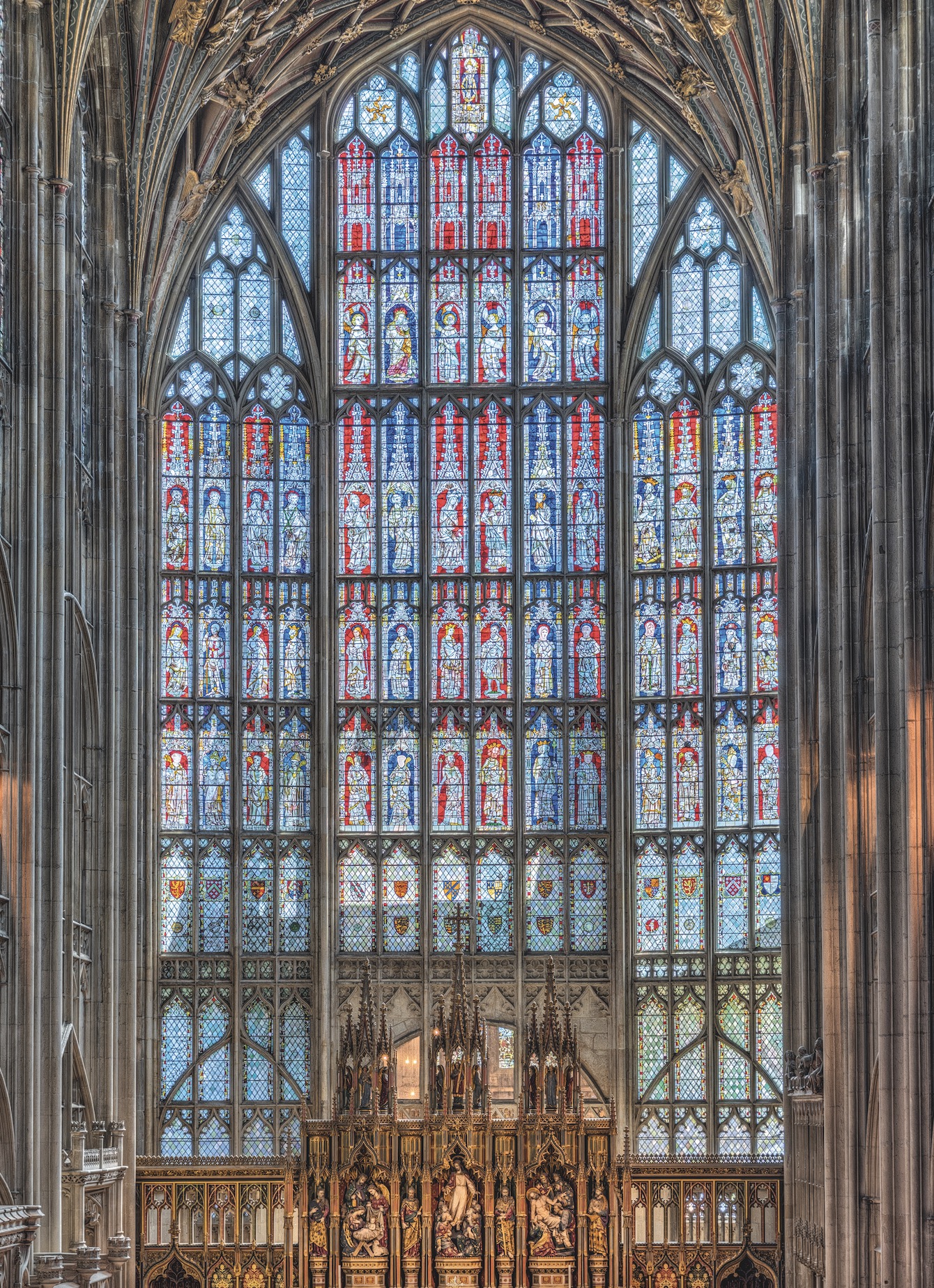 GLOUCESTER CATHEDRAL Great East Window (c.1360)