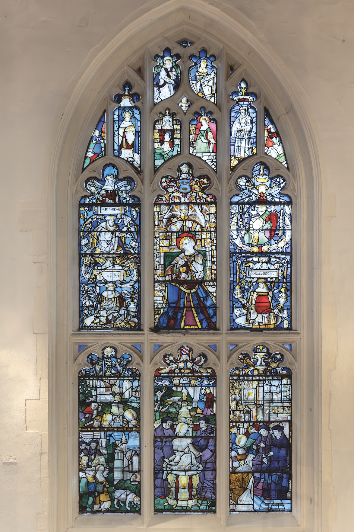 ST EDMUNDSBURY CATHEDRAL Susanna Window (c.1500)