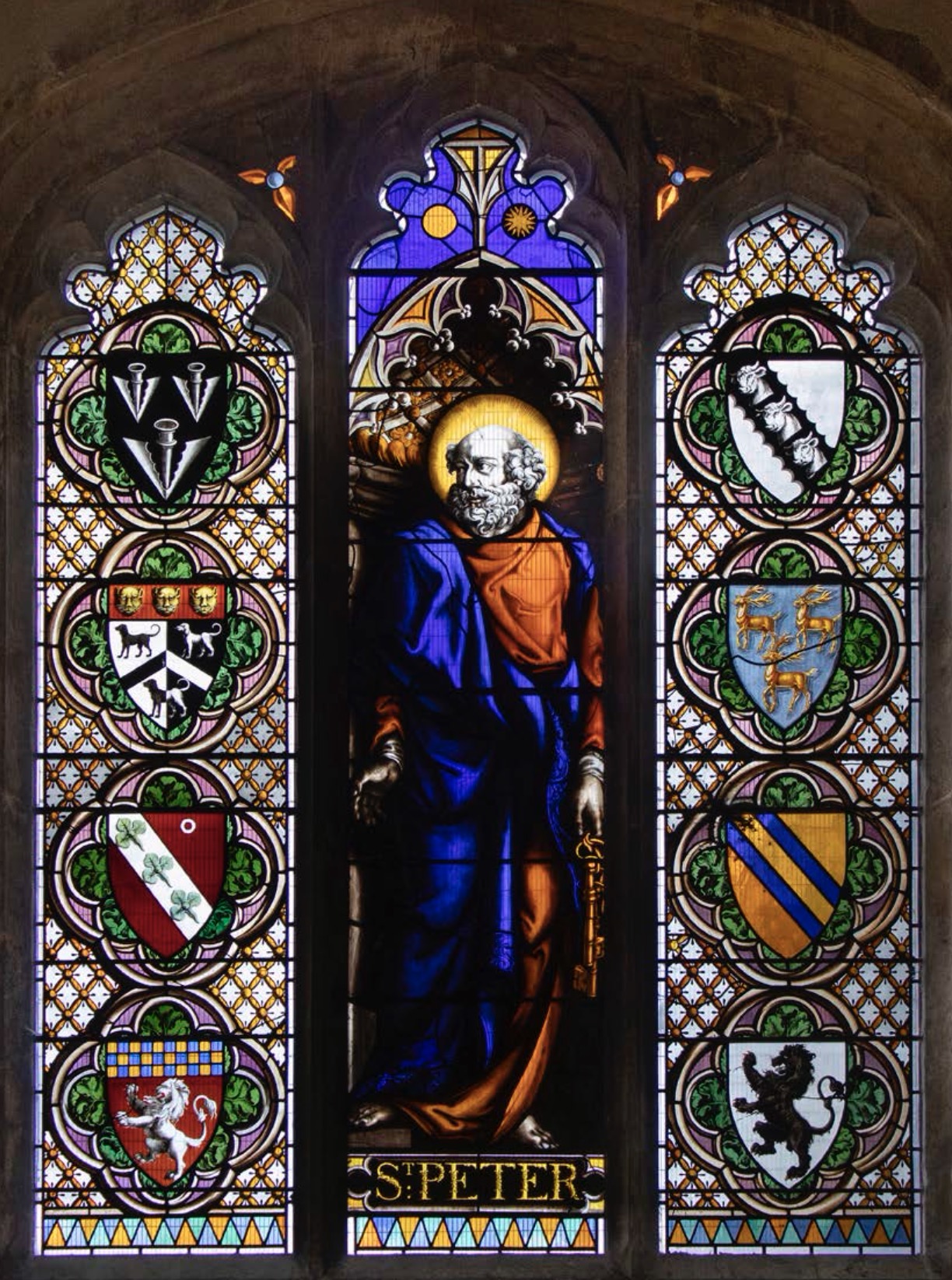 ELY CATHEDRAL St Peter Window (1770)