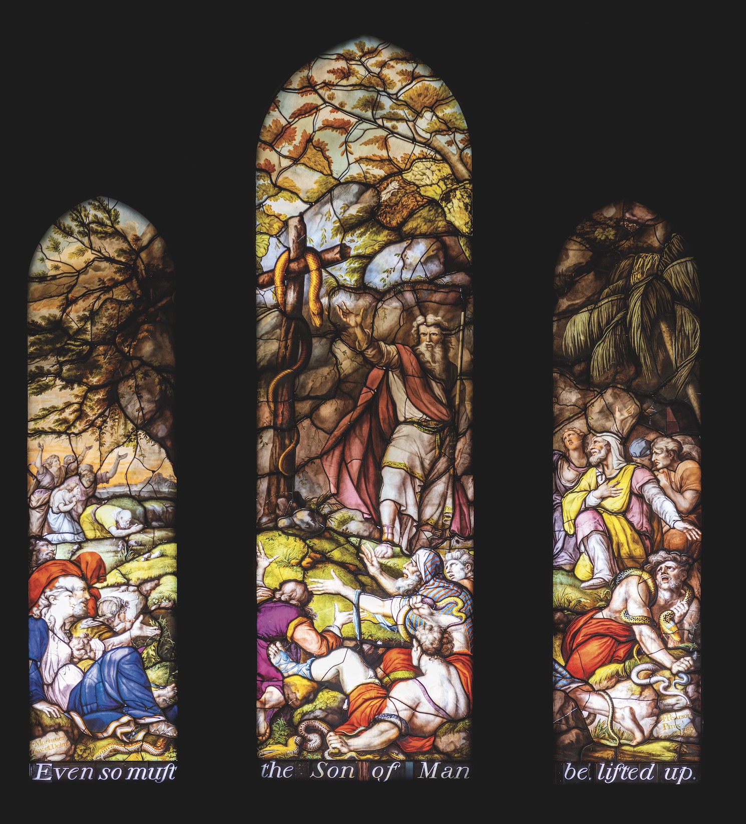 SALISBURY CATHEDRAL - Moses Window 1781