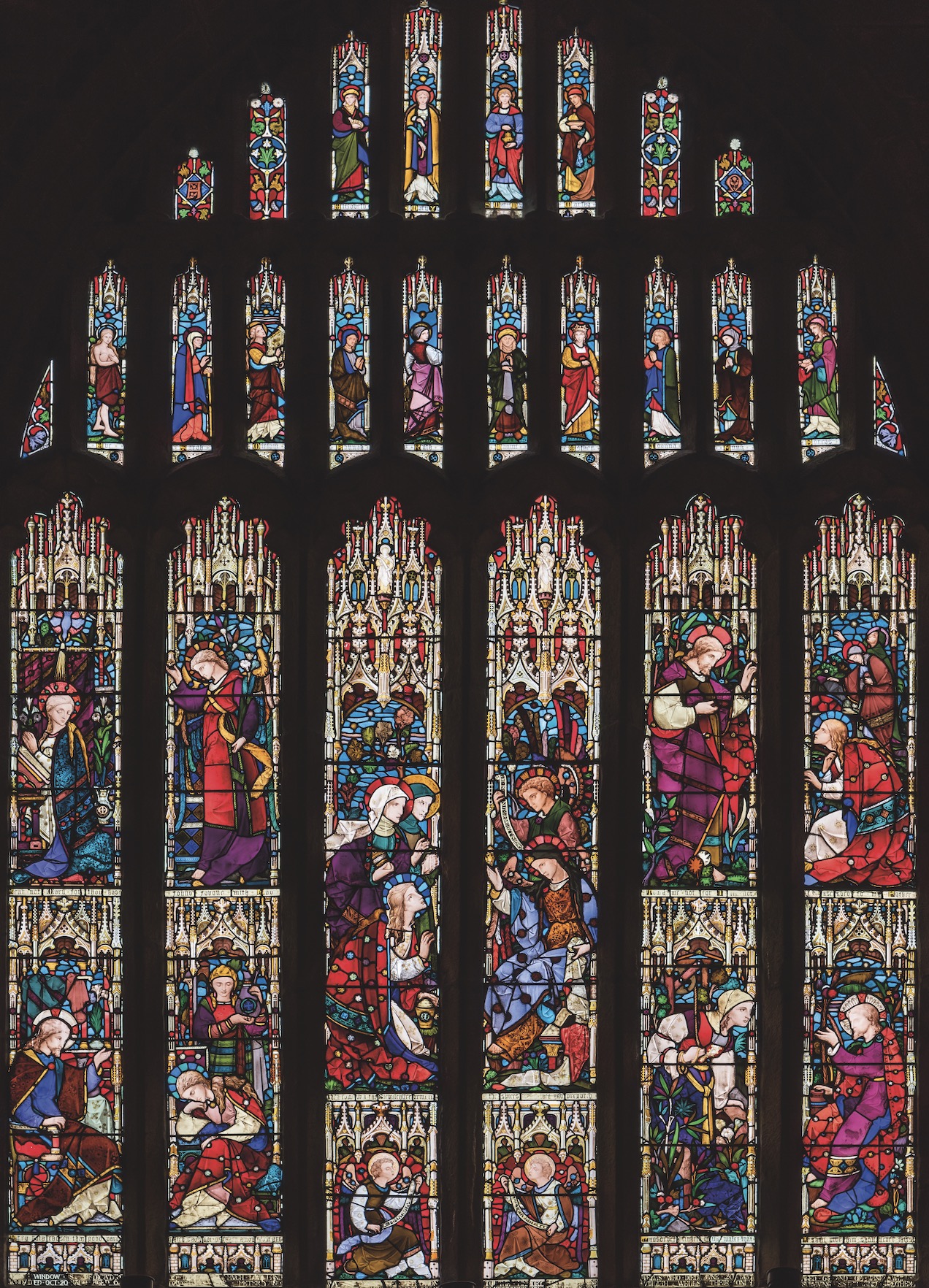 BRADFORD CATHEDRAL Women of the Bible West Window (1864)