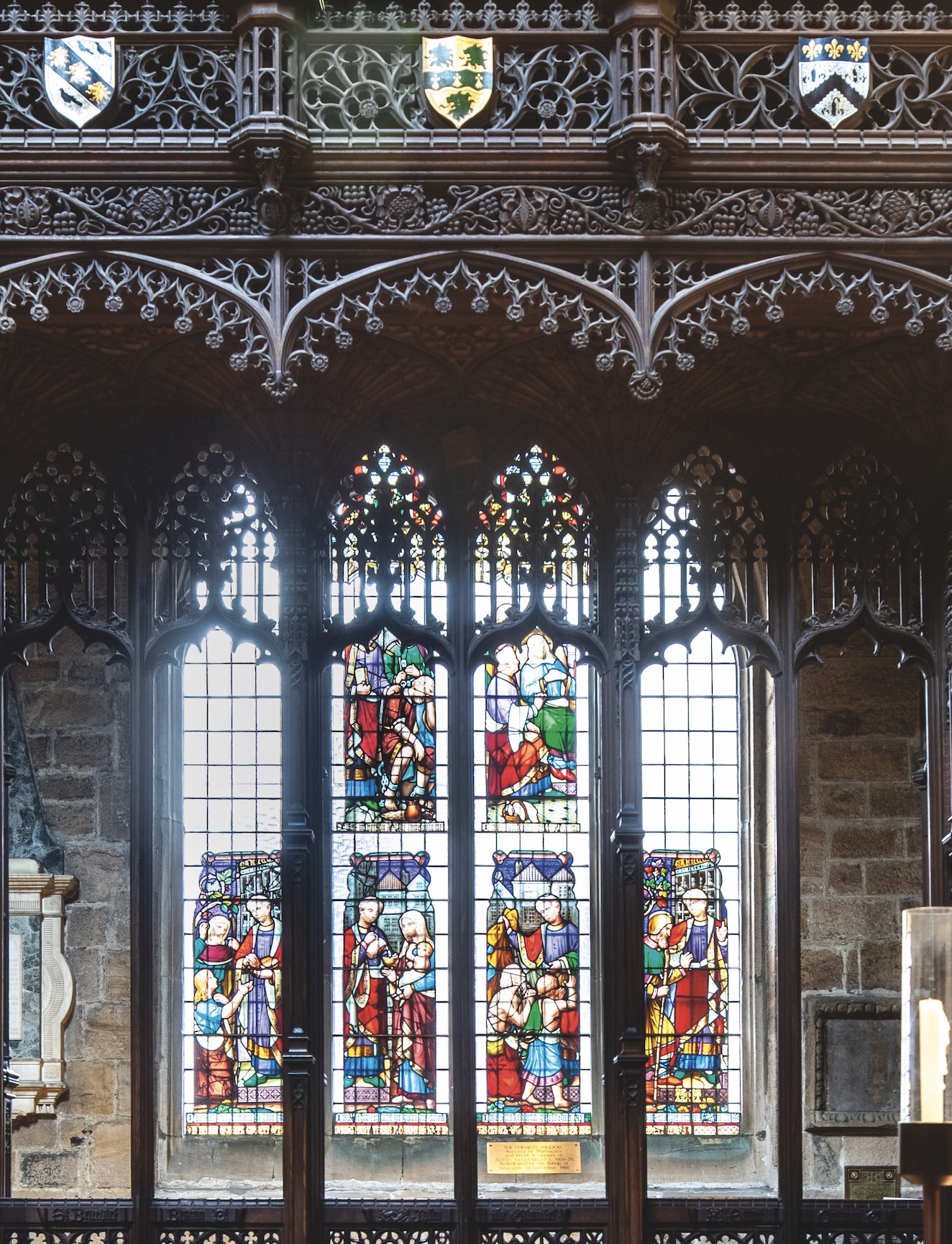 NEWCASTLE CATHEDRAL Chemist’s Window (1866)