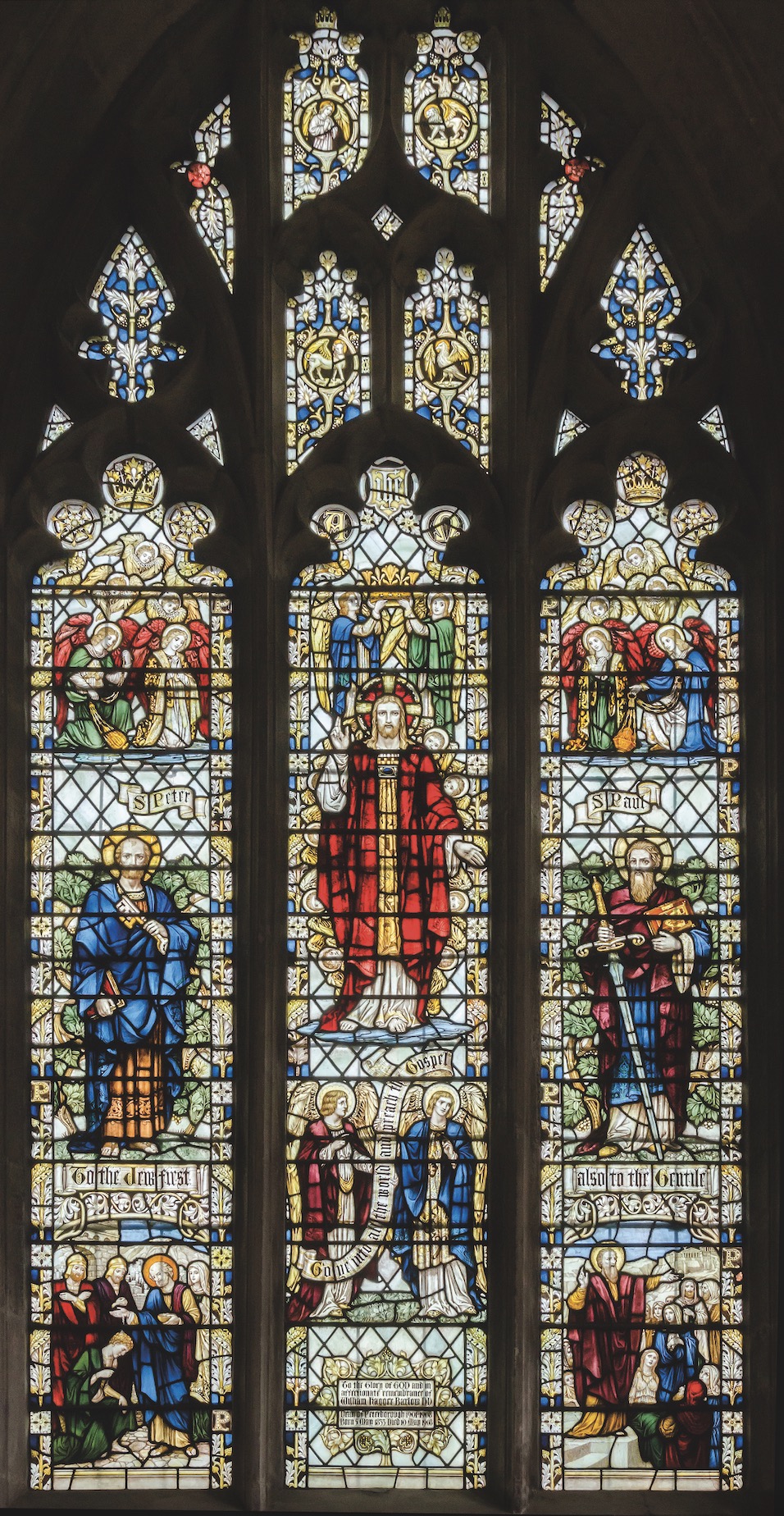 PETERBOROUGH CATHEDRAL Dean Barlow Memorial Window (1914)