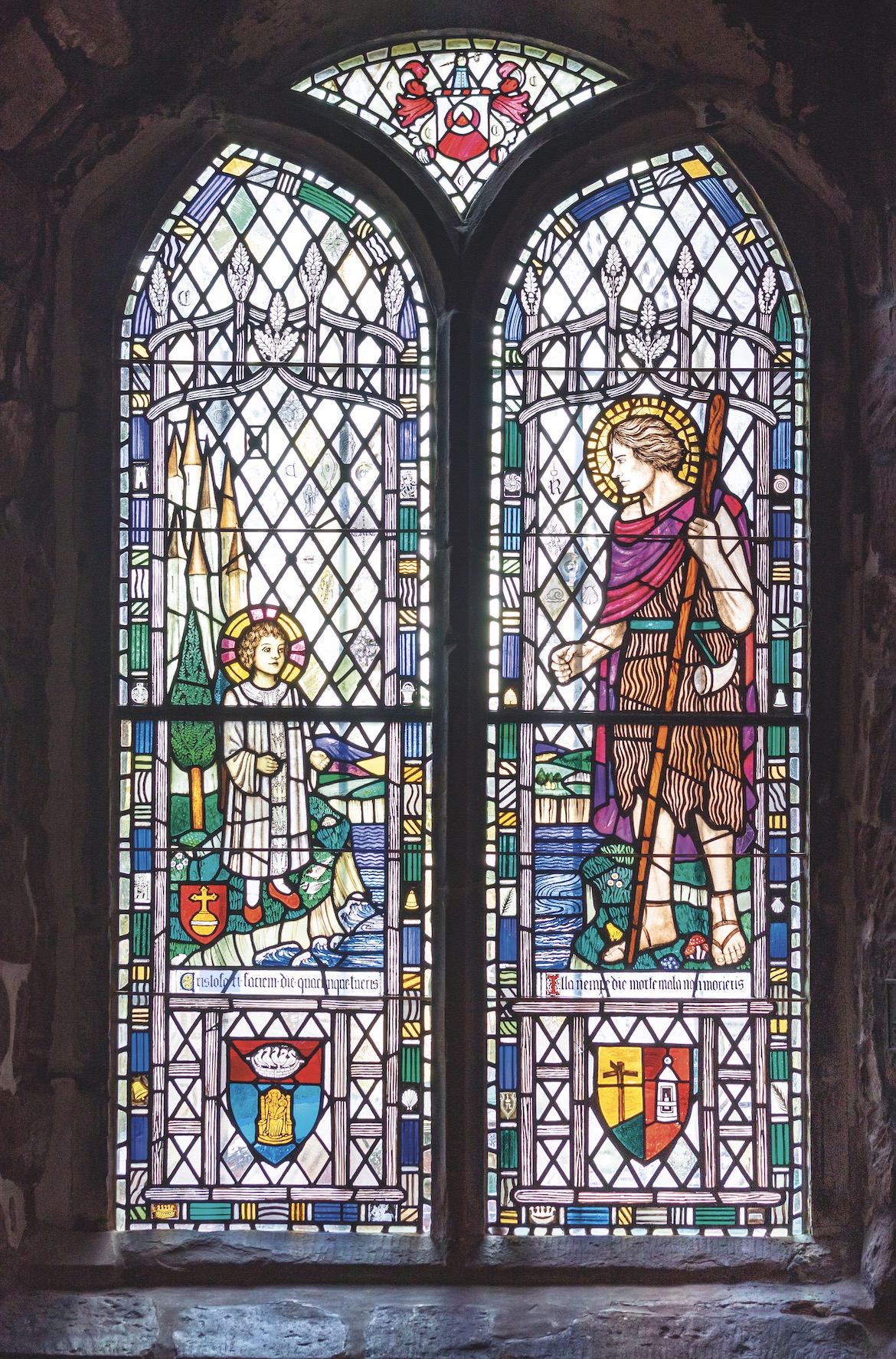 CHESTER CATHEDRAL Cloister Windows (1920s)