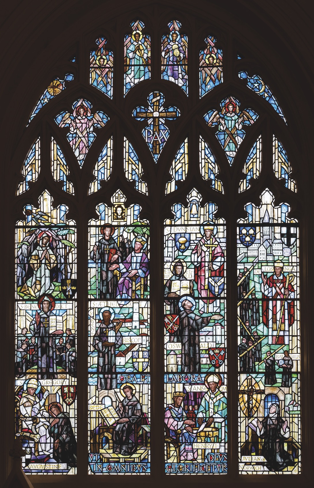 NORWICH CATHEDRAL Benedictines in England Window (1964)
