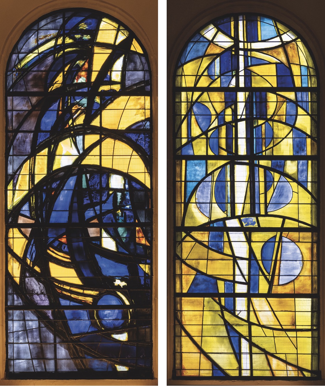 DERBY CATHEDRAL All Souls and All Saints Windows (1964)