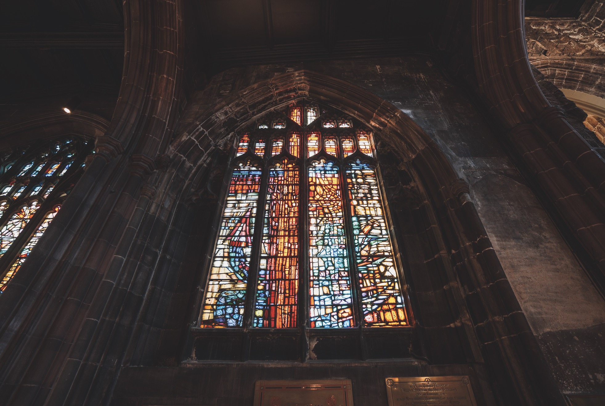 MANCHESTER CATHEDRAL West Windows, including St George Window (1972–95)