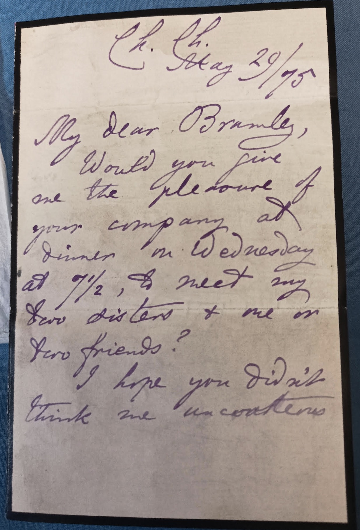 Lewis Carroll correspondence discovered in Lincoln Cathedral's archives.