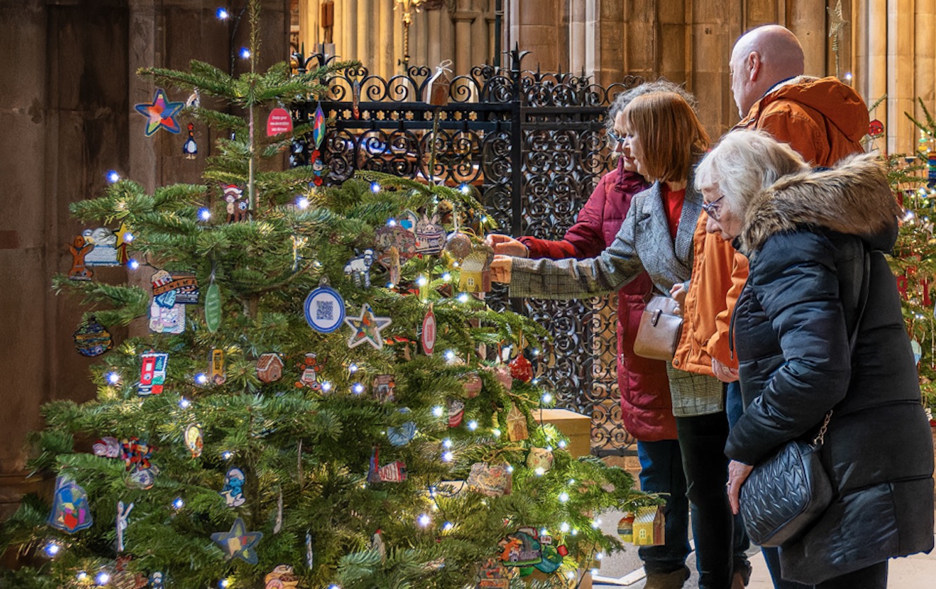Christmas Tree Festival at Lichfield Cathedral