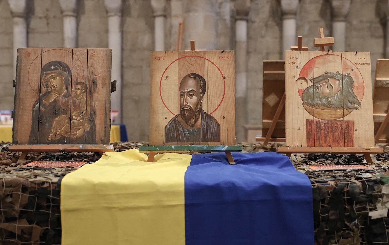 Icons on Ammo Boxes - Ely Cathedral