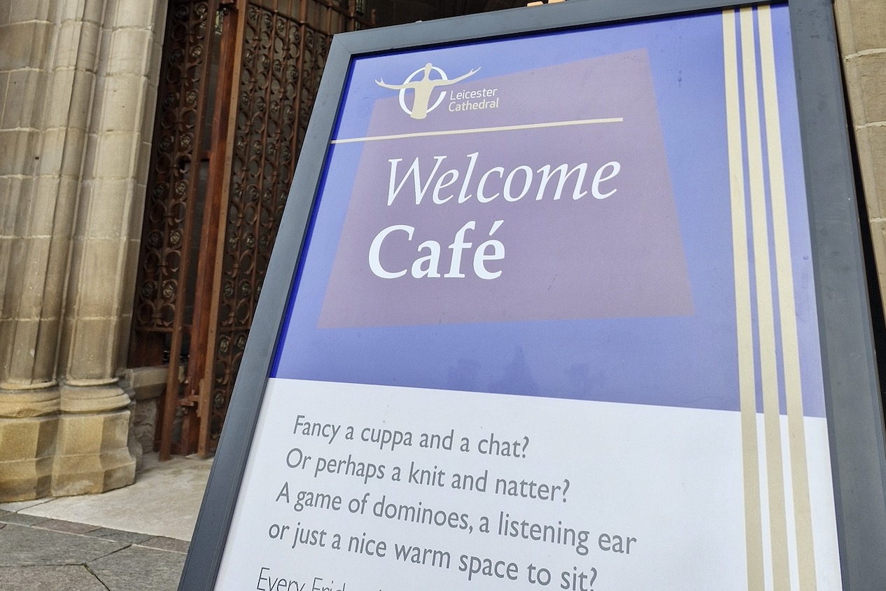 Leicester Cathedral’s Welcome Café named as the 6,000th space to join the Warm Welcome Campaign