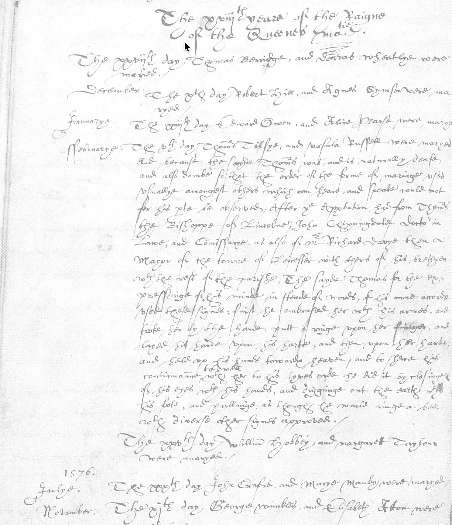 Leicester Year of Access with service celebrating first deaf service with use of sign language.