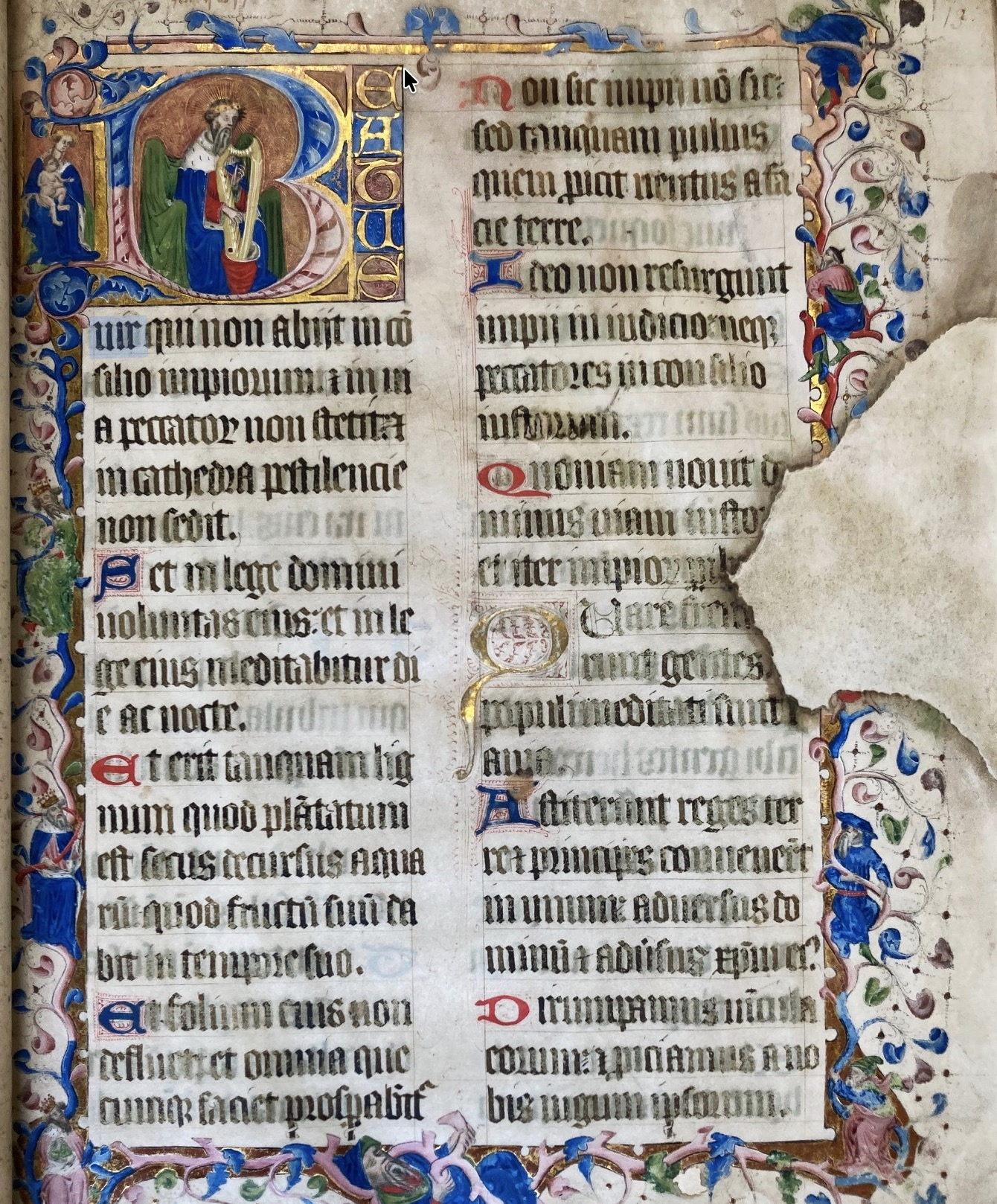 The Bury Psalter, an illuminated book of Psalms which dates from around 1400 and was used by the Abbey of St Edmund, is to find a new home at St Edmundsbury Cathedral.