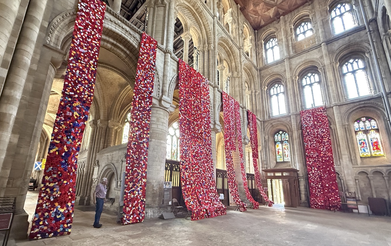 The Longest Yarn II: Britain at War Exhibition opens in Peterborough