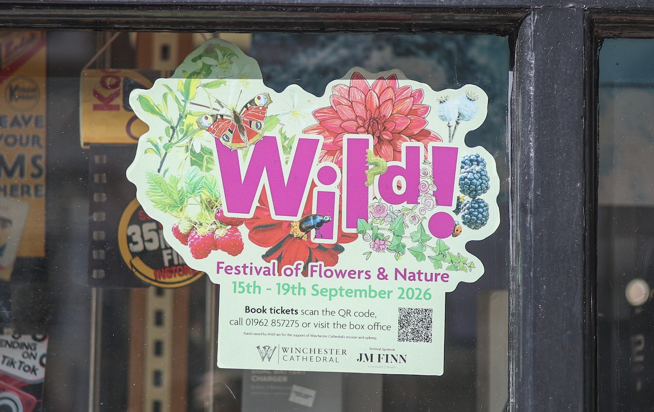 Winchester Cathedral is set to become a celebration of colour, creativity and the natural world this September as it opens its doors for Wild! a festival of flowers and nature