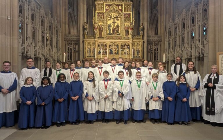 Wakefield Cathedral celebrates its choristers and a £22,650 grant from the Cathedral Music Trust