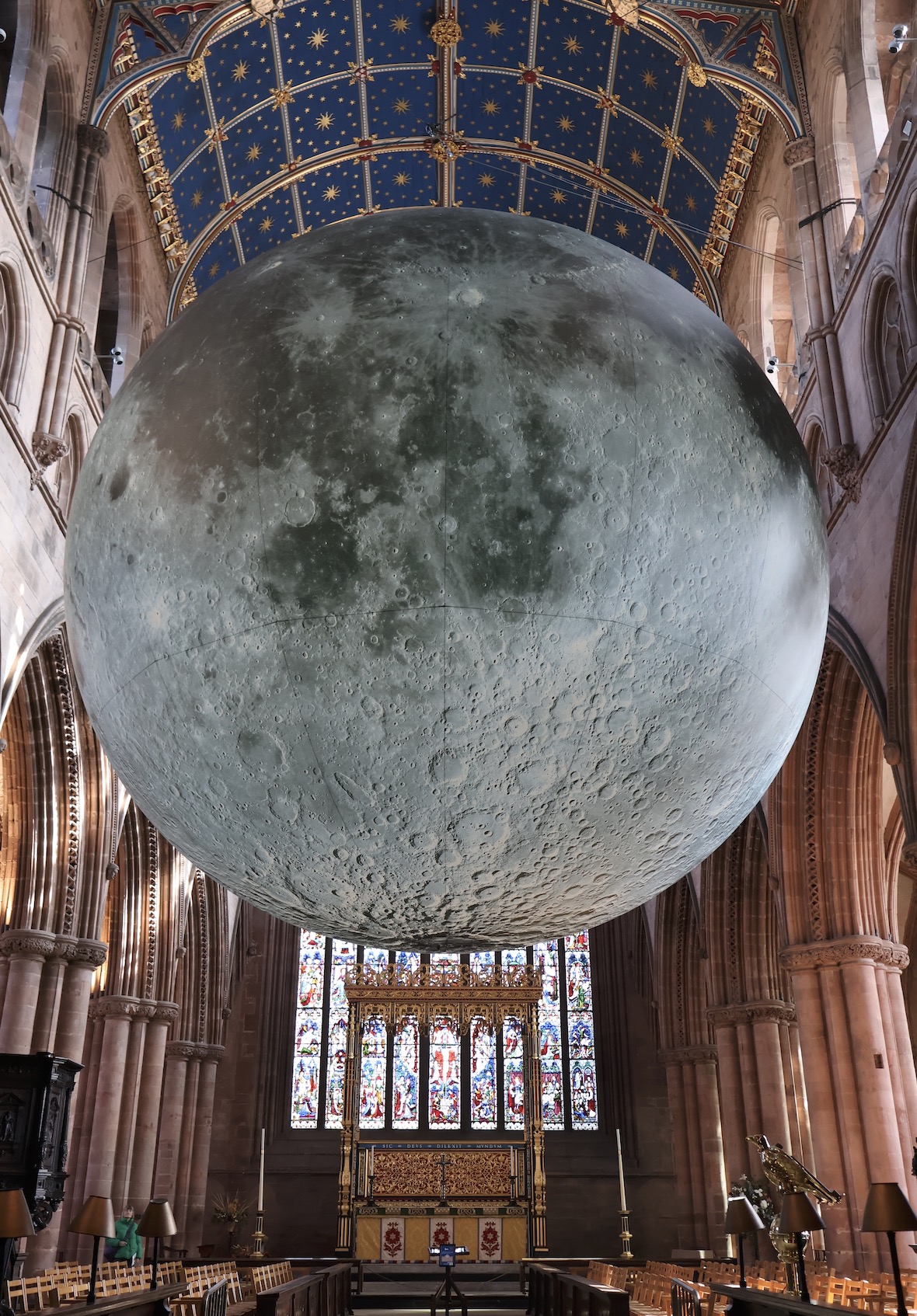 The Moon and I ... at Carlisle Cathedral 