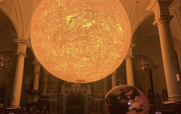 Helios has risen in Derby Cathedral to mark the launch of their centenary celebrations, offering visitors a moment of awe and wonder under the sun.